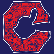 "Cleveland Block C" Baseball Design on Navy - Only in Clev