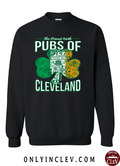Cleveland Irish Pubs Crewneck Sweatshirt - Only in Clev