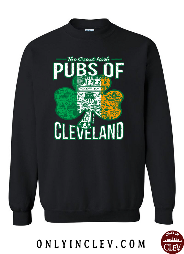 Cleveland Irish Pubs Crewneck Sweatshirt - Only in Clev