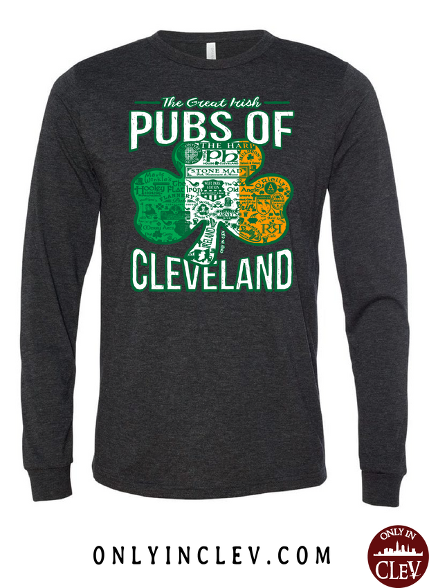 Cleveland Irish Pubs Long Sleeve T-Shirt - Only in Clev