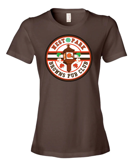 West Park Browns Pub Club - Only in Clev 3XL-Brown-Women-s-Short-Sleeve