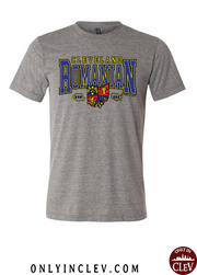 "Cleveland Romanian" Design on Gray - Only in Clev