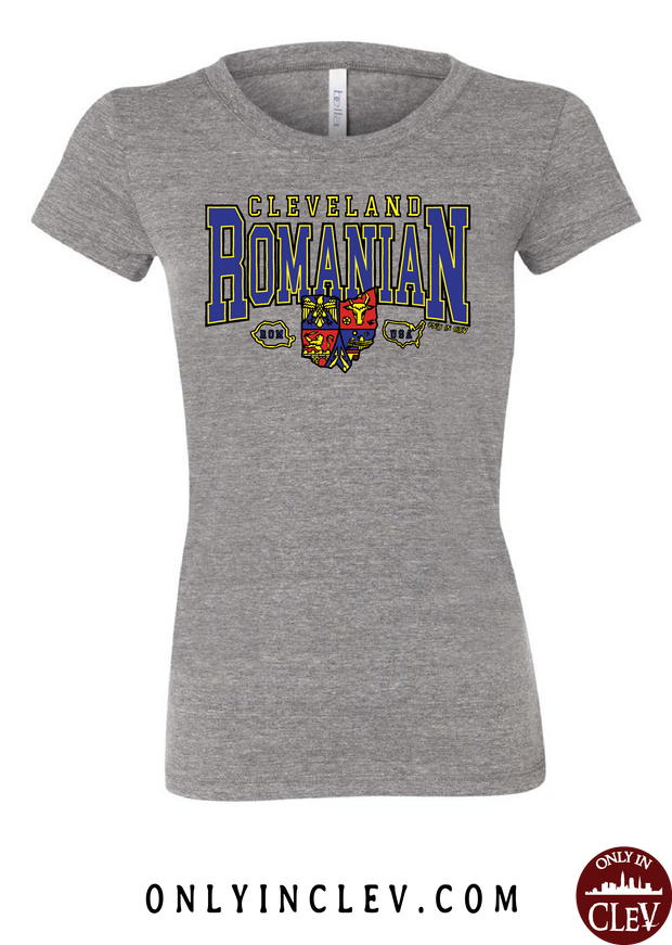 Cleveland Romania-Nationality Tee Womens T-Shirt - Only in Clev