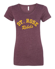 "St. Rose Rebels Design" on Maroon - Only in Clev