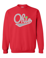 "Script Ohio" Design on Red - Only in Clev