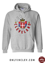 "Cleveland Serbian" Design on Gray - Only in Clev
