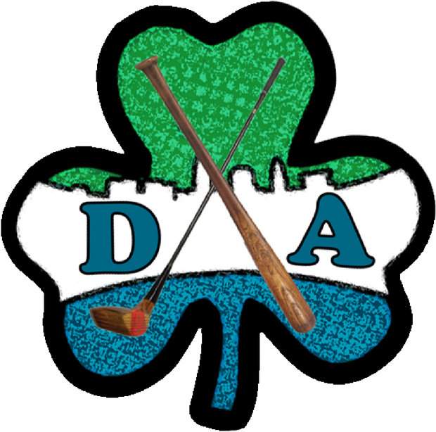 St Baldrick  (DA) Shamrock Design on Gray