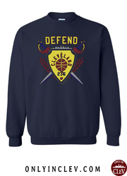 "Defend Cleveland"  Design on Navy - Only in Clev