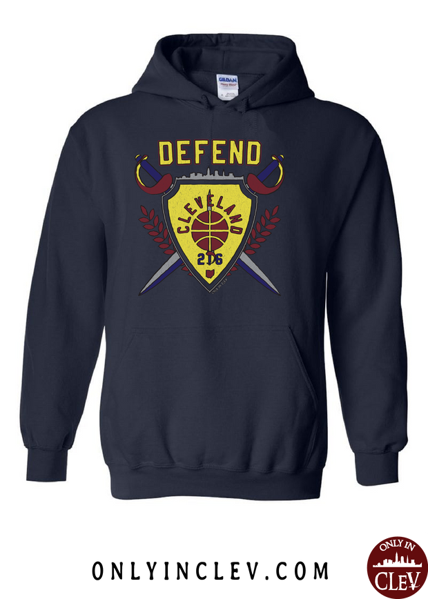 "Defend Cleveland"  Design on Navy - Only in Clev