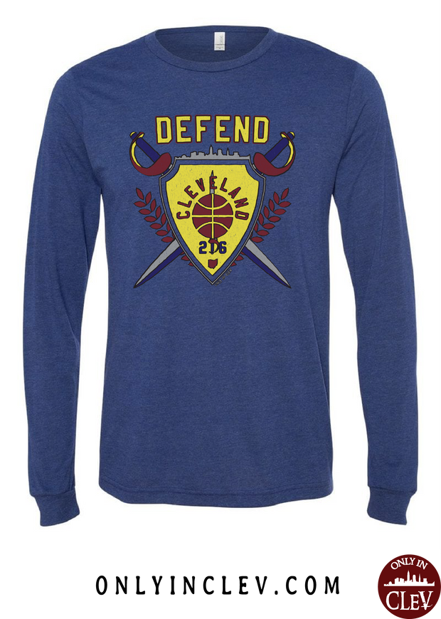 "Defend Cleveland"  Design on Navy - Only in Clev