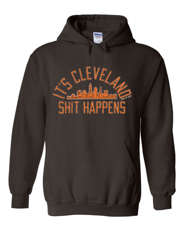 It's Cleveland "Shit Happens" on Brown - Only in Clev