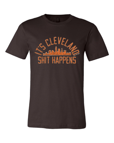 It's Cleveland "Shit Happens" on Brown - Only in Clev