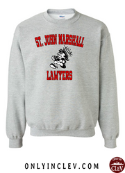 "St. John Marshall" Design on Gray - Only in Clev
