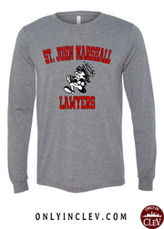 "St. John Marshall" Design on Gray - Only in Clev