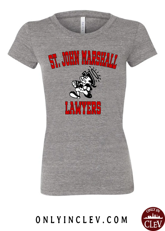 "St. John Marshall" Design on Gray - Only in Clev