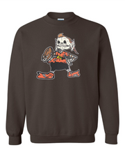 "Cleveland Skeleton Elf" on Brown