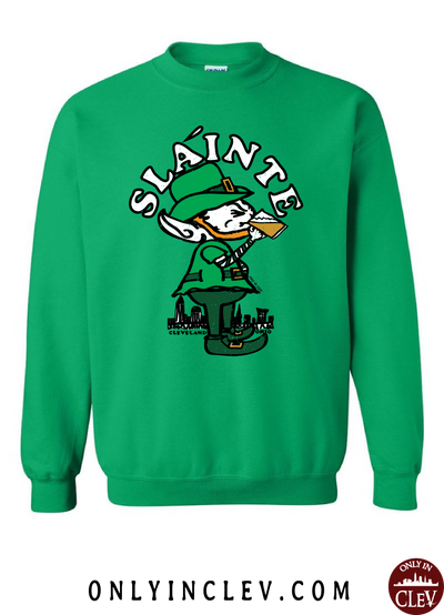 Slainte Cleveland Crewneck Sweatshirt - Only in Clev