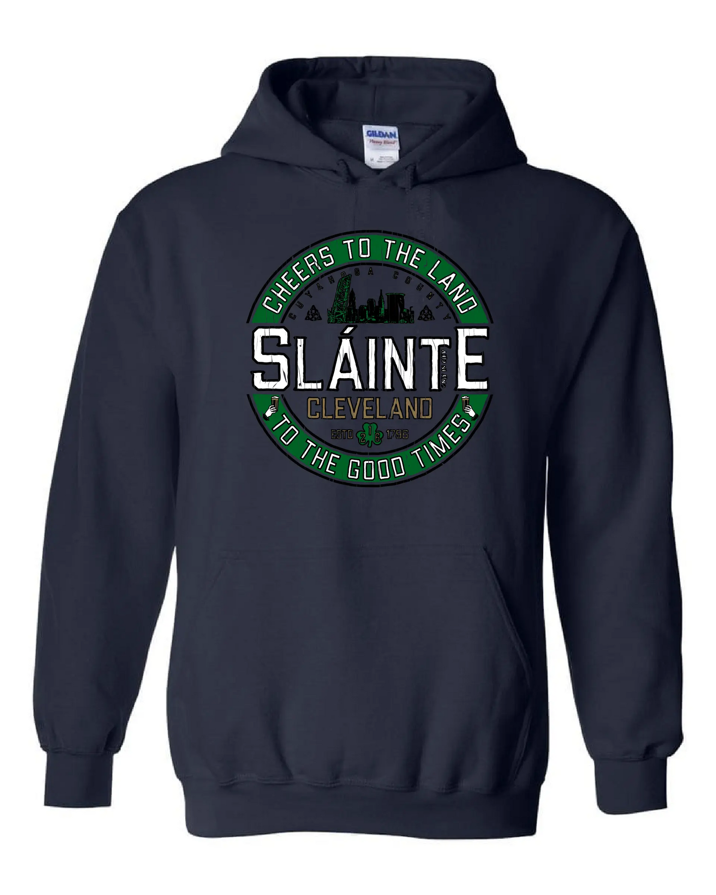 "Slainte" design on Navy Only in Clev 3XL / Hoodies