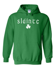 "Slainte Shamrock"" Irish Design on Irish Green