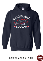 "Cleveland Slovak" Design on Navy - Only in Clev