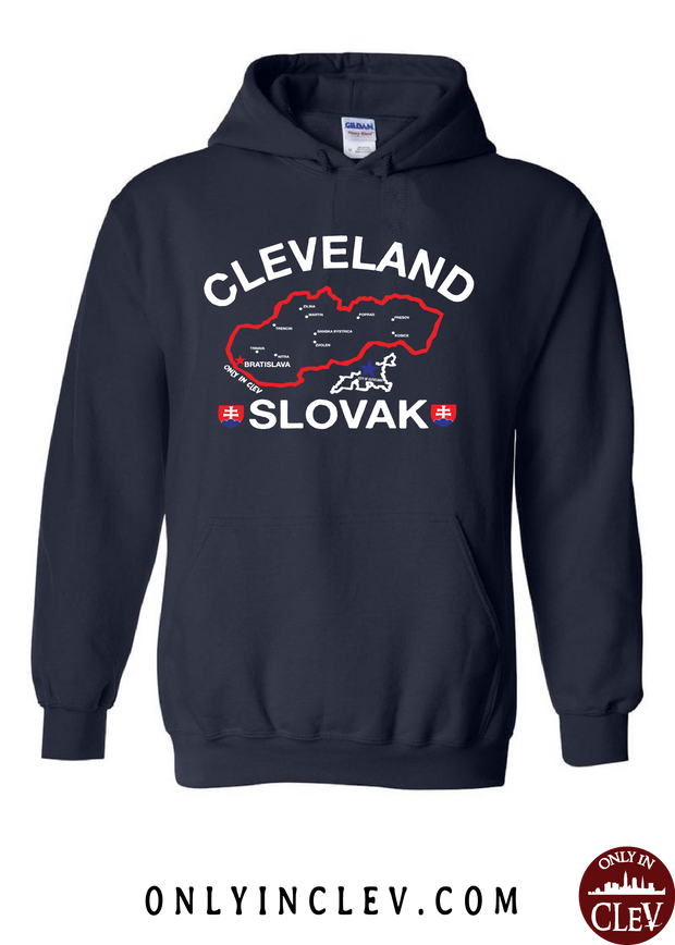 "Cleveland Slovak" Design on Navy - Only in Clev
