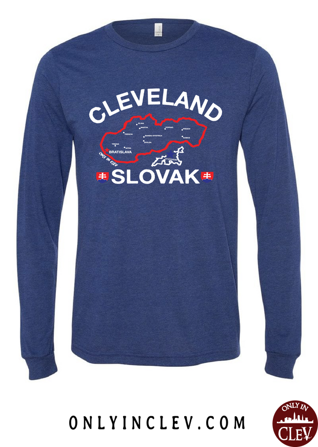 "Cleveland Slovak" Design on Navy - Only in Clev