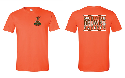 "South Shore Backers" Design on Orange - Only in Clev 3XL-Men-s-short-sleeve