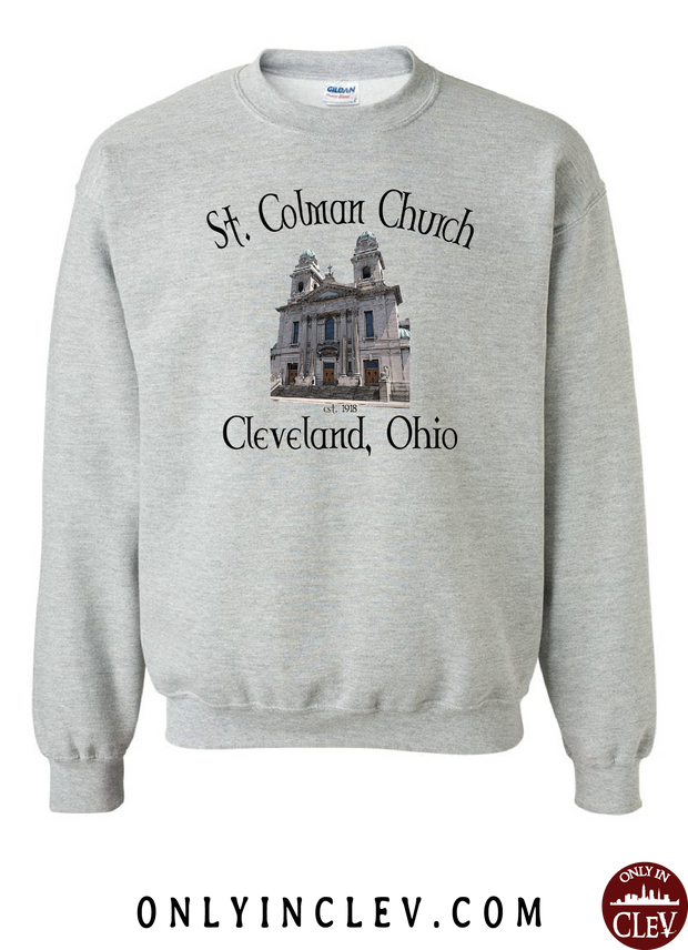 St. Colman Church Crewneck Sweatshirt - Only in Clev