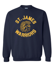 "St. James Warrior " Design on Navy - Only in Clev