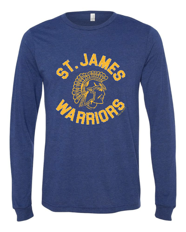 "St. James Warrior " Design on Navy - Only in Clev