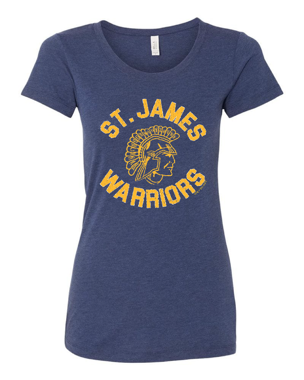 "St. James Warrior " Design on Navy - Only in Clev