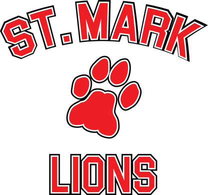 "St. Mark Lions Paw" Design on Gray - Only in Clev 