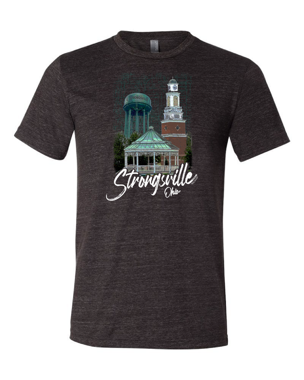 "Strongsville" Design on Black