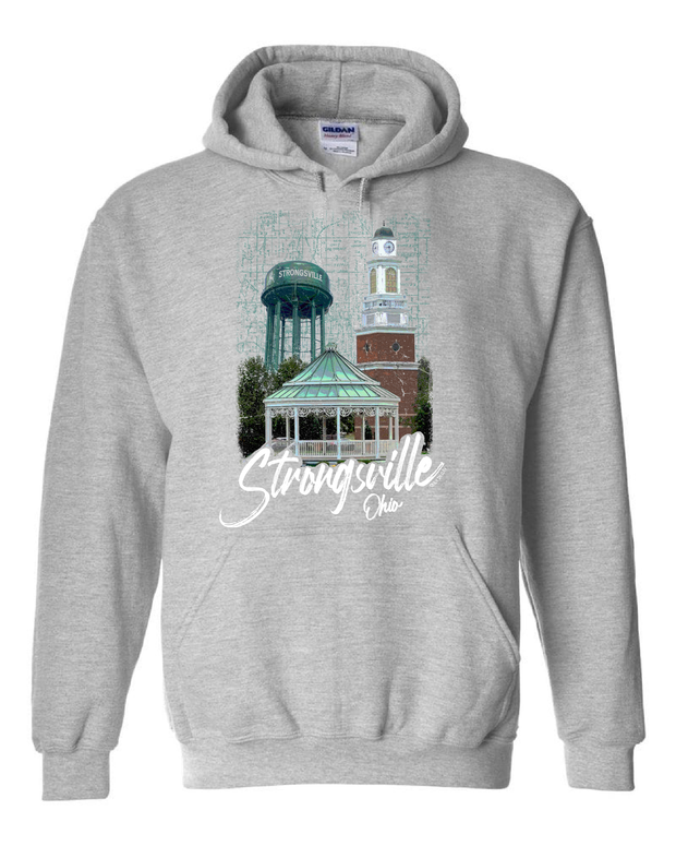 "Strongsville" Design on Gray
