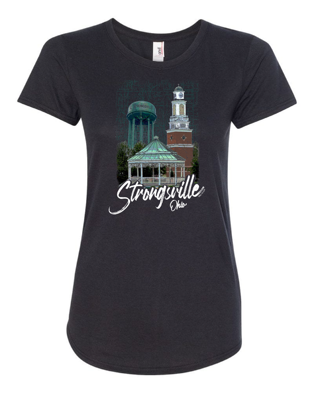 "Strongsville" Design on Black
