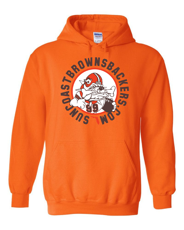"Suncoast Browns Backers" Design on Orange