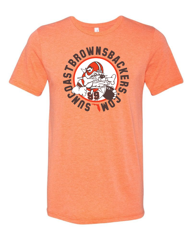 "Suncoast Browns Backers" Design on Orange