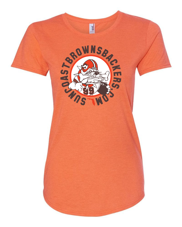 "Suncoast Browns Backers" Design on Orange