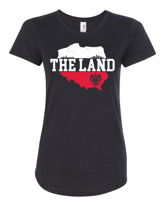 "The Land - Poland & Cleveland" Design on Black - Only in Clev 
