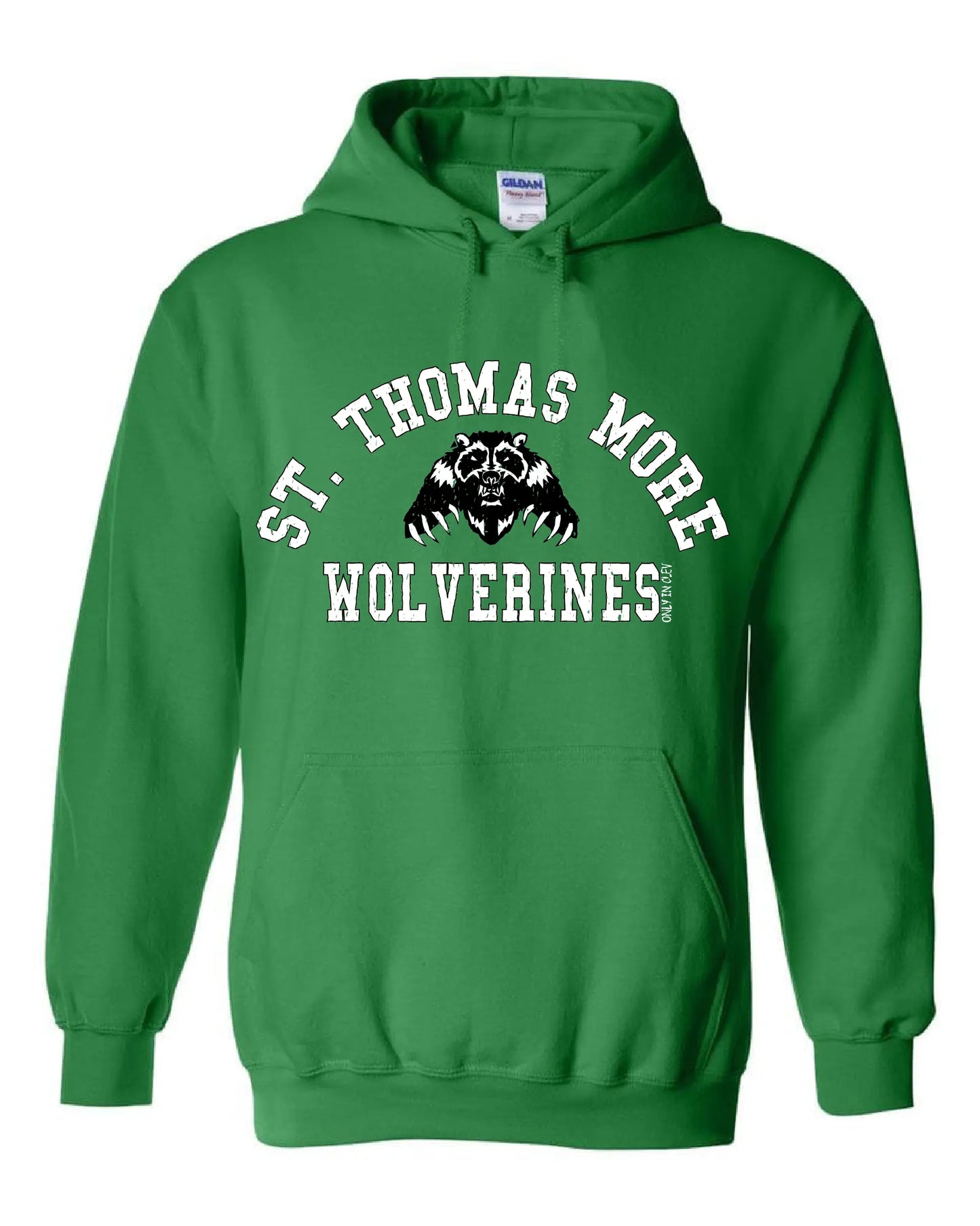 "St. Thomas More Wolverines" Design on Gray - Only in Clev