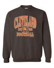"Cleveland Football Tradition" Design on Brown
