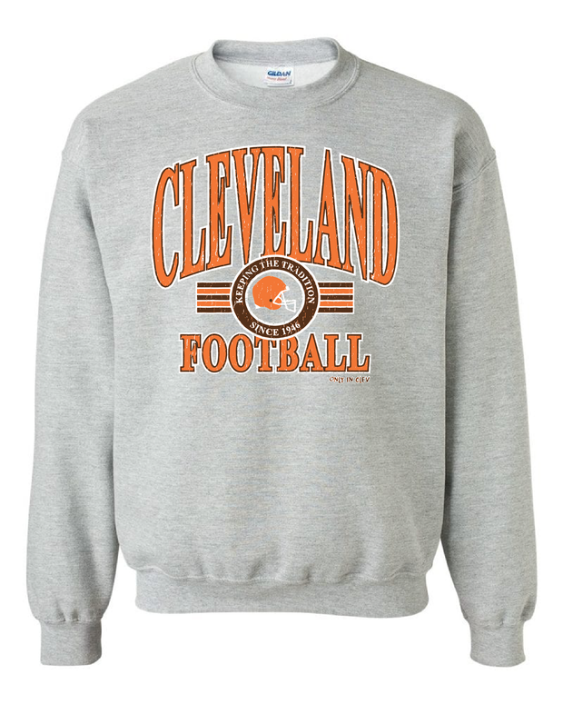 "Cleveland Football Tradition" Design on Gray