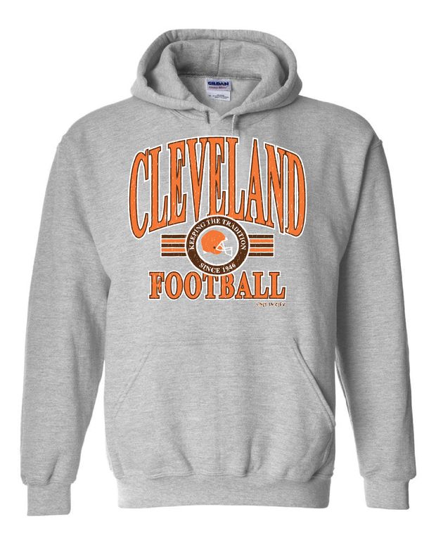 "Cleveland Football Tradition" Design on Gray