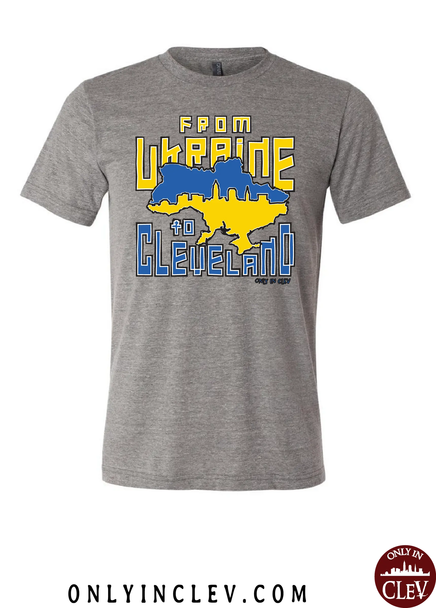 "Cleveland Ukrainian" Design on Gray - Only in Clev