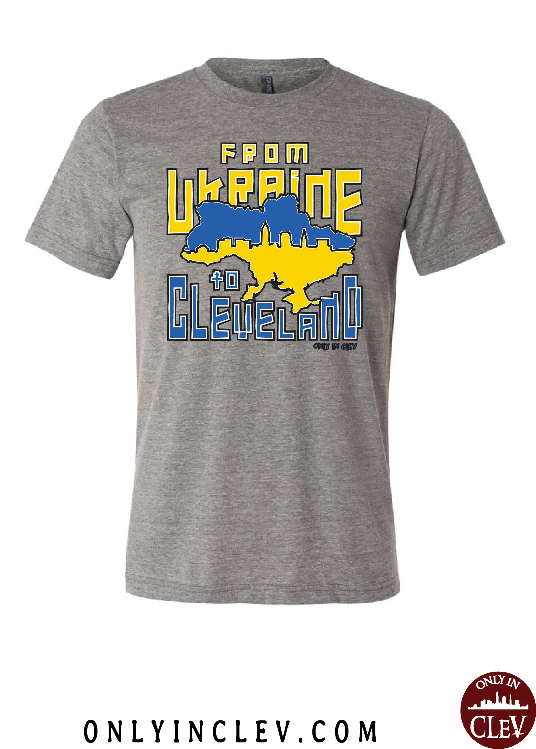 "Cleveland Ukrainian" Design on Gray - Only in Clev