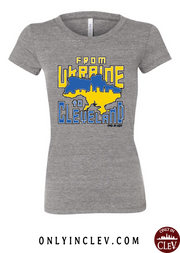 "Cleveland Ukrainian" Design on Gray - Only in Clev