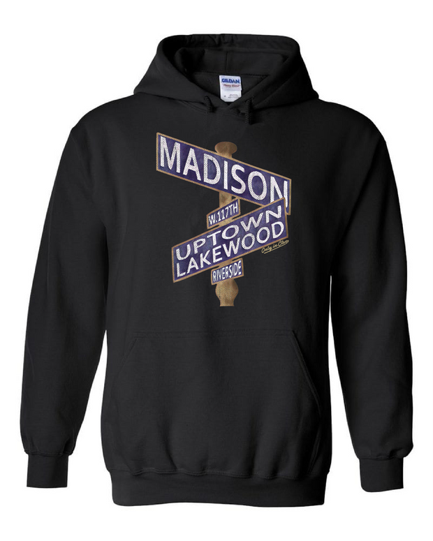 "Uptown Lakewood" Design on Black