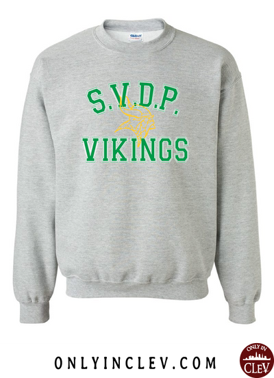 St. Vincent DePaul Vikings Crewneck Sweatshirt - Only in Clev