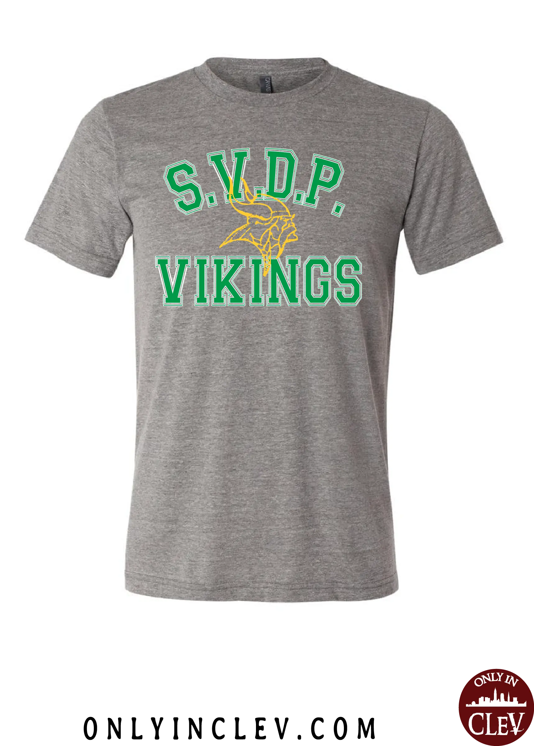 "St. Vincent De Paul" Design on Gray - Only in Clev