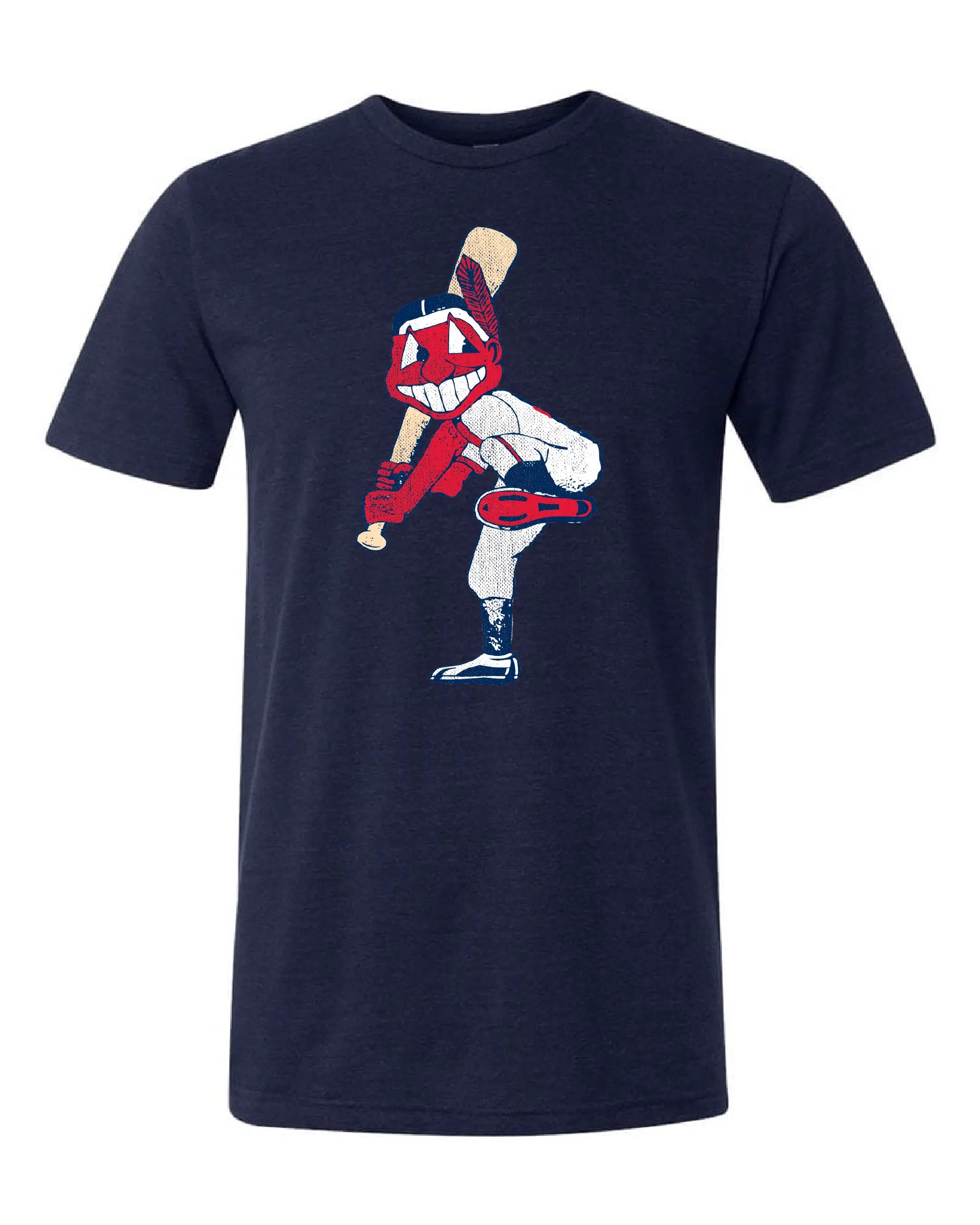 "Cleveland Solo Slugger" Solid on Navy - Only in Clev 3XL-Men-s-Short-Sleeve-T-Shirt